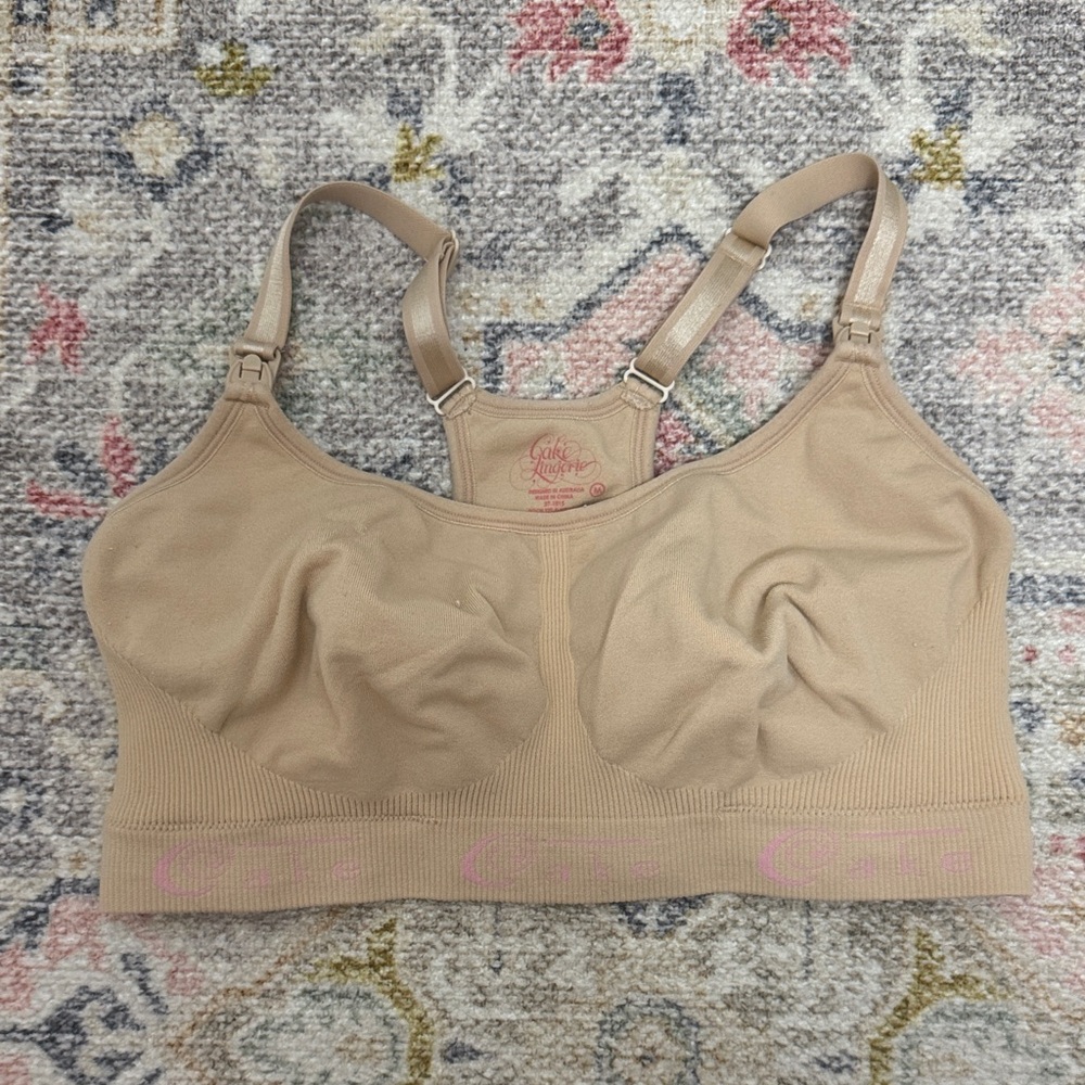 Cake Cotton Candy Tan Wireless Nursing Bra